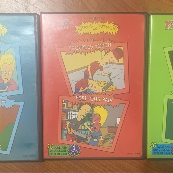 Vintage MTV Best of Beavis & Butthead 3 dvd Disc set. 1990s - Picture 1 of 2